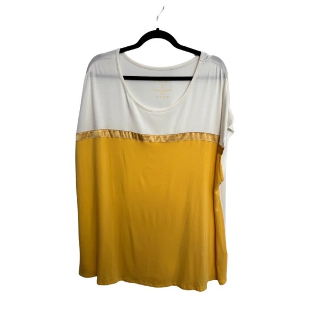 Laura Plus Colorblock Top